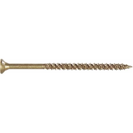 Hillman 1 lbs Bronze Deck Screw Power Pro Premium Exterior, 8 x 1 0.5 in. 48595